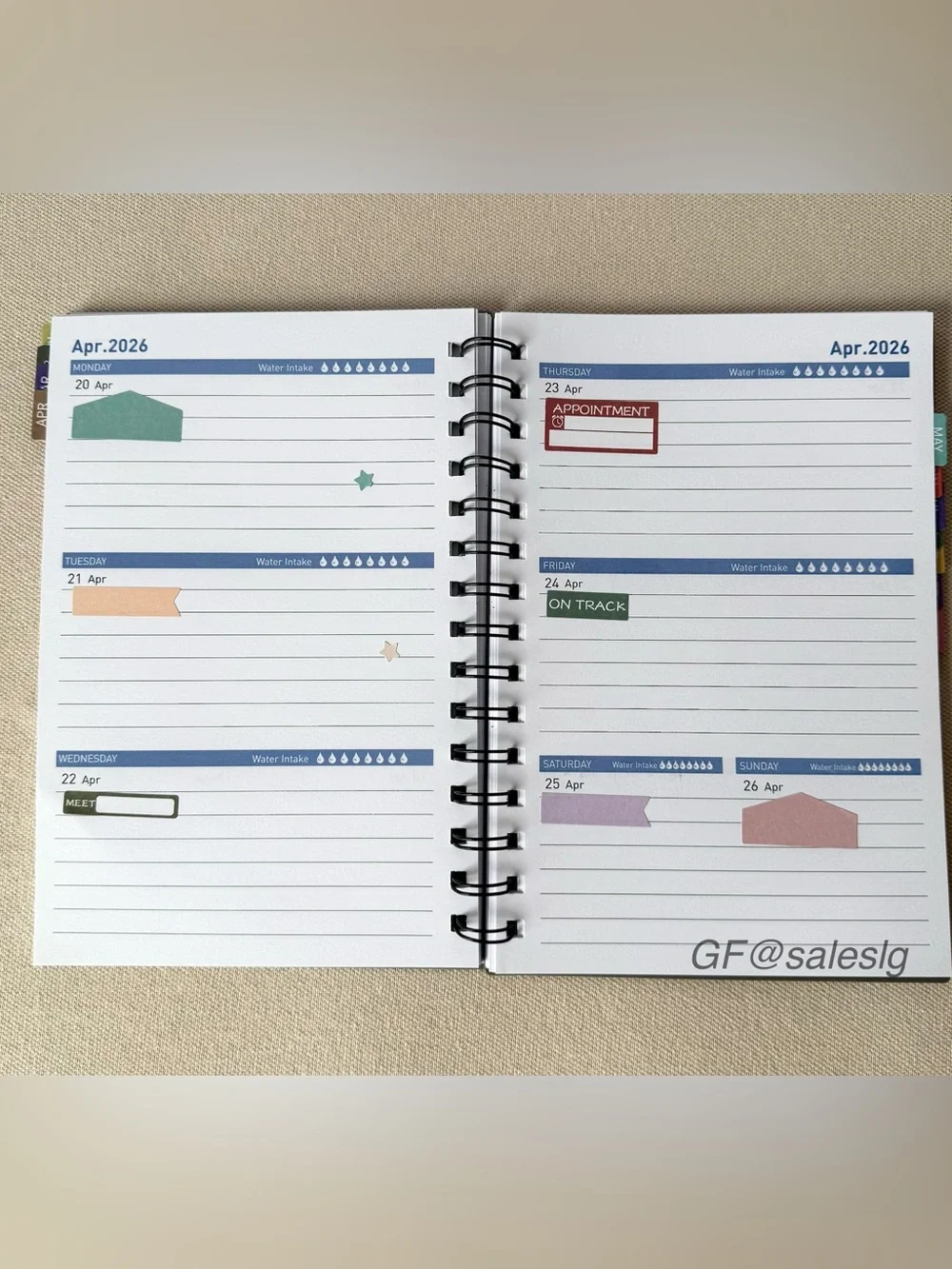 New Black Hard Cover 2026-2027 Planner Gift Set Fits Coach Notebook covers